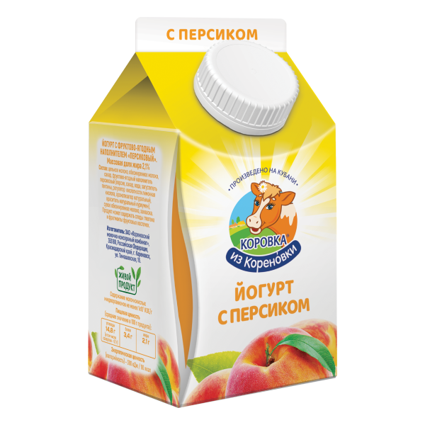 Йогурт "Персиковый" 2,1%