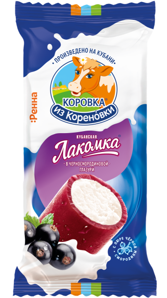 Мороженое пломбир ванильный с фруктовым наполнителем «Чернос...