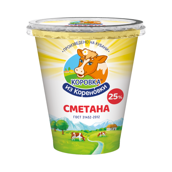 Сметана 25%