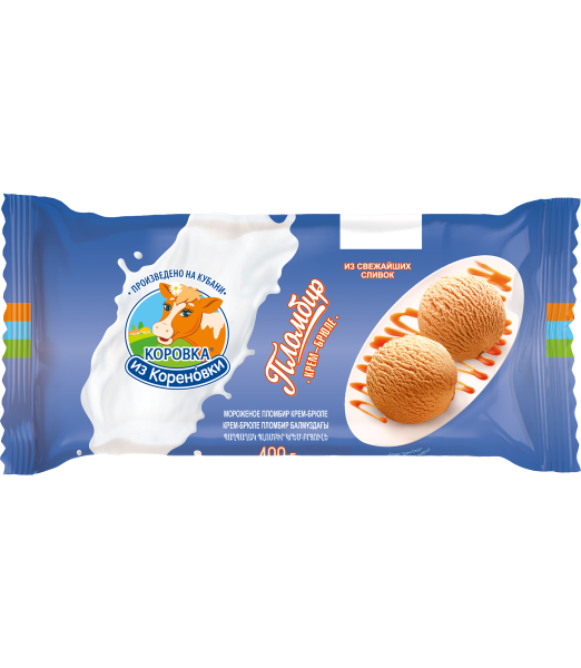 Мороженое пломбир крем-брюле 15%