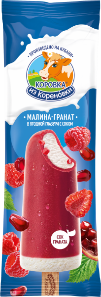 Мороженое эскимо пломбир ванильный в ягодной глазури «малина...